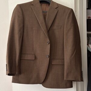Ralph Lauren Brown Two-Button Wool Sport Coat